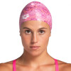 Gorra De Natacion Para Adulto Unisex Arena Flat Silicone Breast Cancer Awareness Swim Cap Rosa