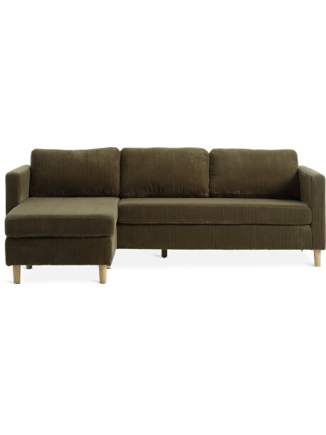 Sofá FALSLEV chaise longue verde oliva Sofá FALSLEV chaise longue verde oliva