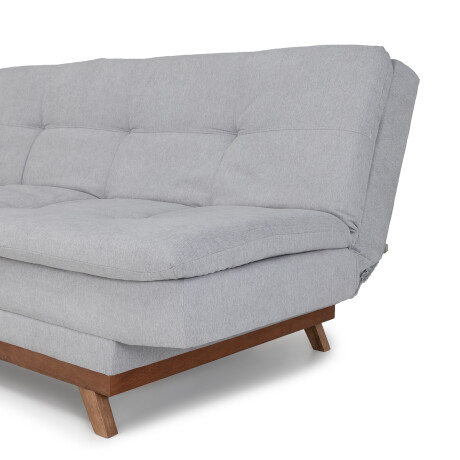 Sofá Cama Turim (outlet) - Tela Microfibra 2151 (Ceniza)