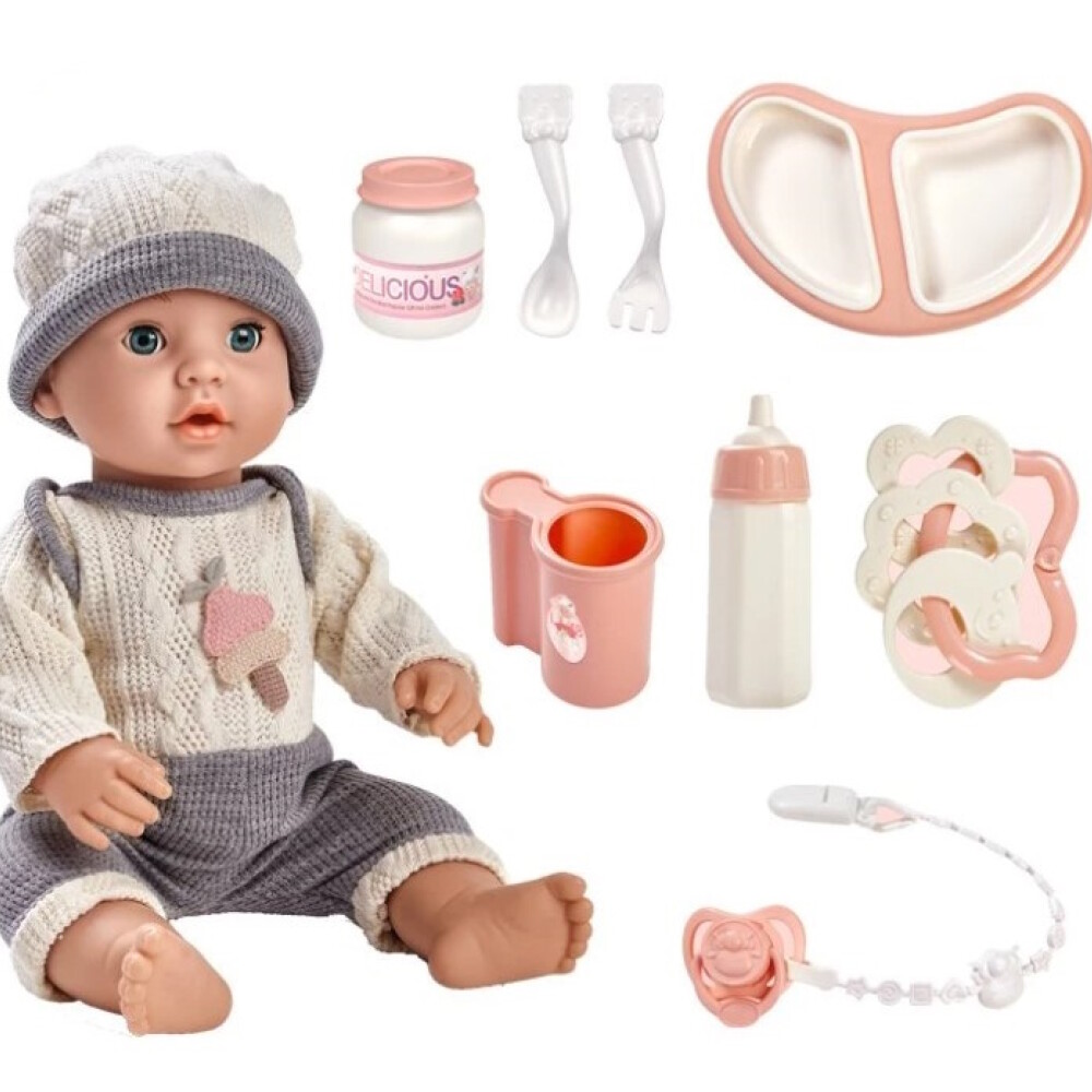 Bebote reborn muñeca 41 cm. con accesorios GREY Bebote reborn muñeca 41 cm. con accesorios GREY