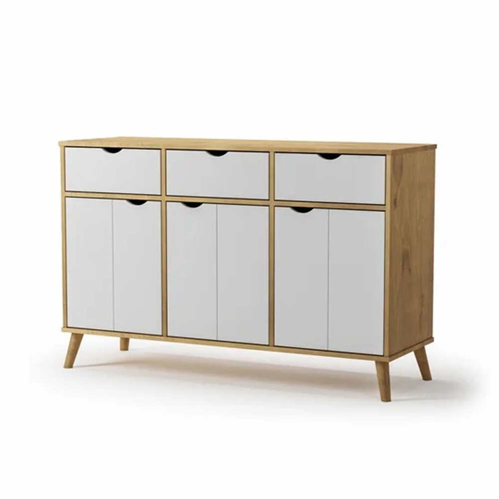 Buffet aparador en madera maciza BLANCO