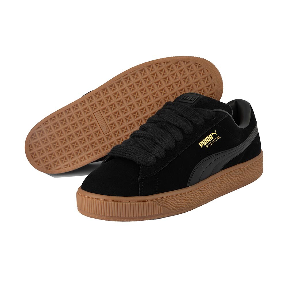 Suede XL - Mujer Black-Gold