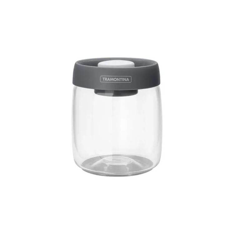 FRASCO DE VIDRIO CON TAPA AL VACIO 0,8L TRAMONTINA FRASCO DE VIDRIO CON TAPA AL VACIO 0,8L TRAMONTINA