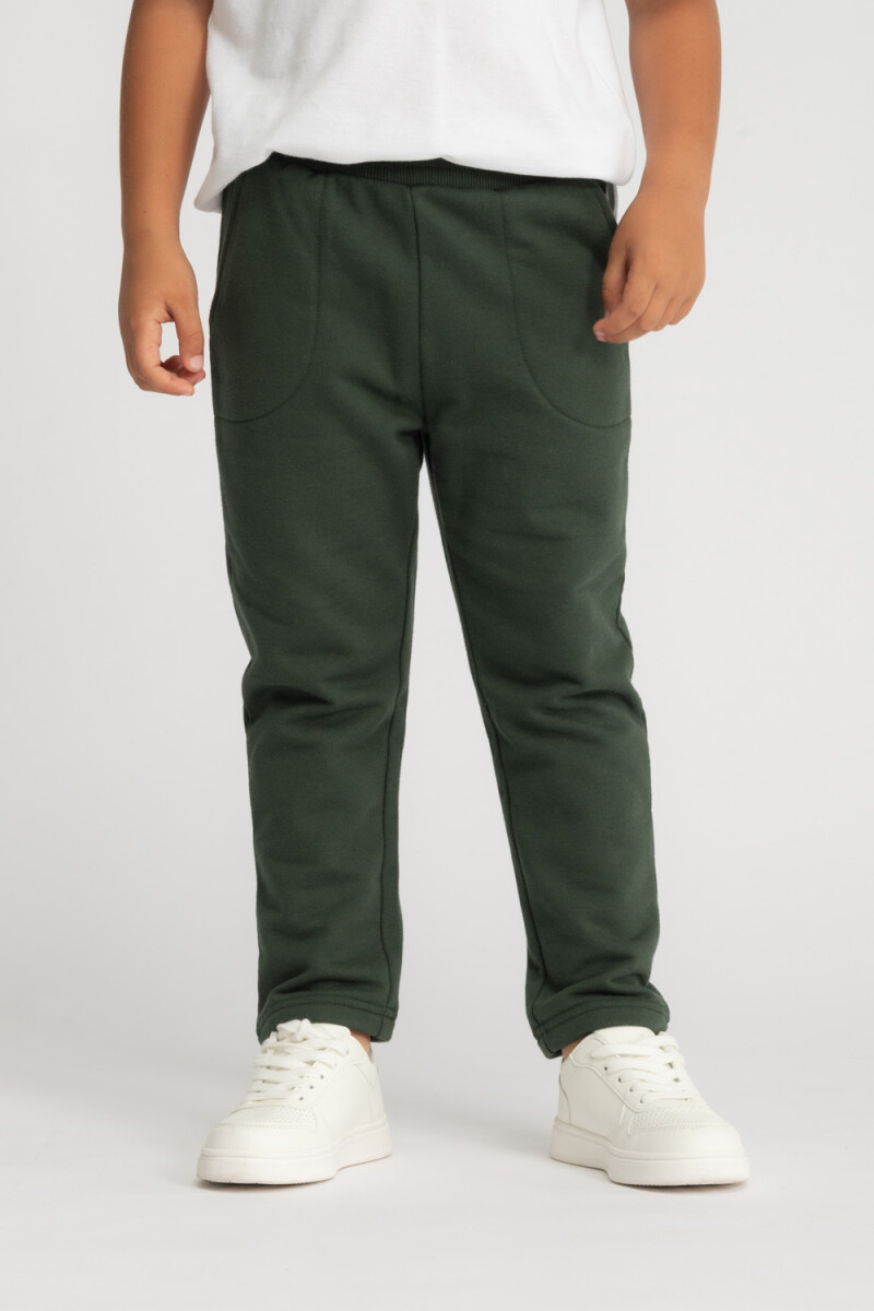 Pantalón deportivo básico Verde