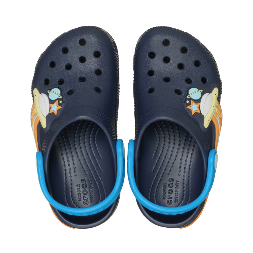 Crocs Classic UFO Lights Clog T - Niños 1 a 5 años Navy