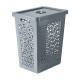 Cesto organizador ropa 55L GRIS
