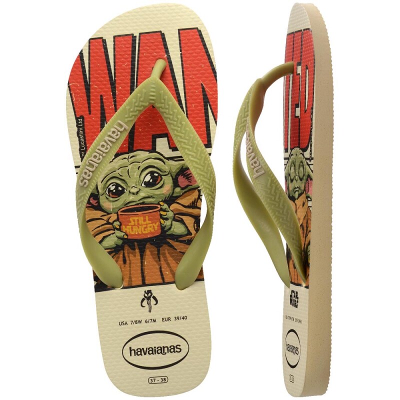 Sandalias Havaianas Star Wars FC Hombre Crema