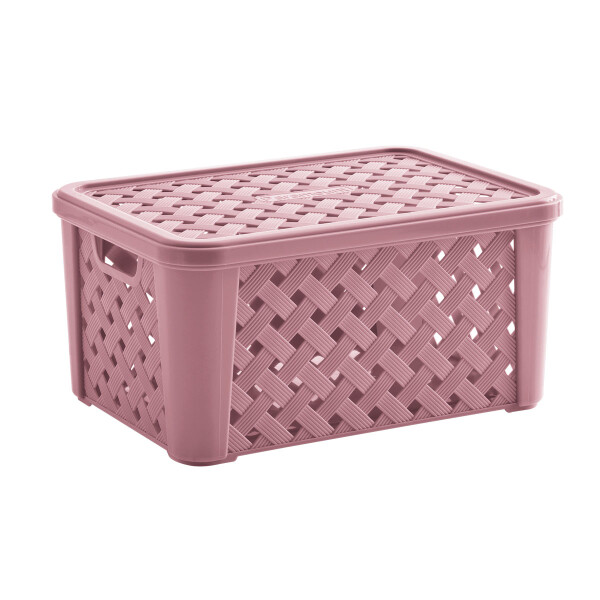 ORGANIZADOR RATTAN 51X35X21 CMS ROSADO ORGANIZADOR RATTAN 51X35X21 CMS ROSADO