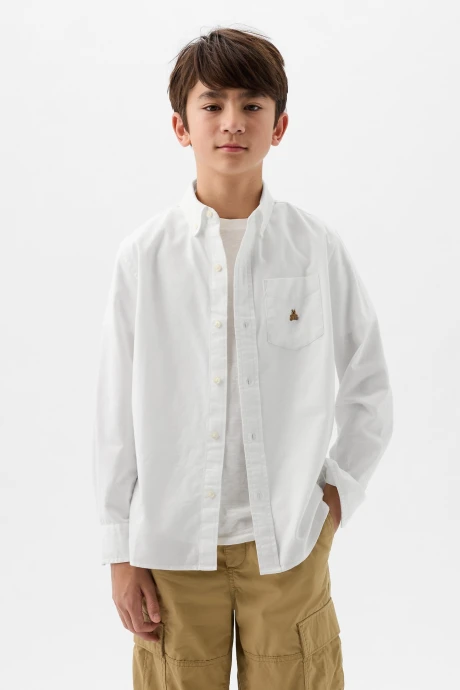 Camisa Con Bolsillo Niño New Off White