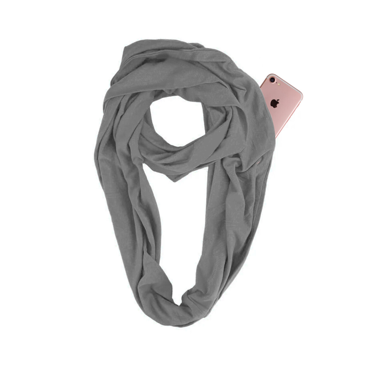 Bufanda Cuellera Bolsillo Abrigo Unisex Antirrobo Braga 