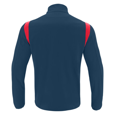 GANGE 1/4 Zip Top NAVY/RED