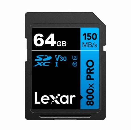 Memoria Sdxc Lexar 800X Pro 64GB Blue Series 001