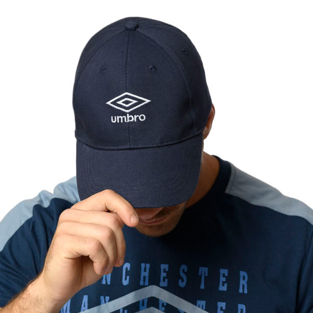 Gorro Umbro Caphat - Azul Marino - Blanco 