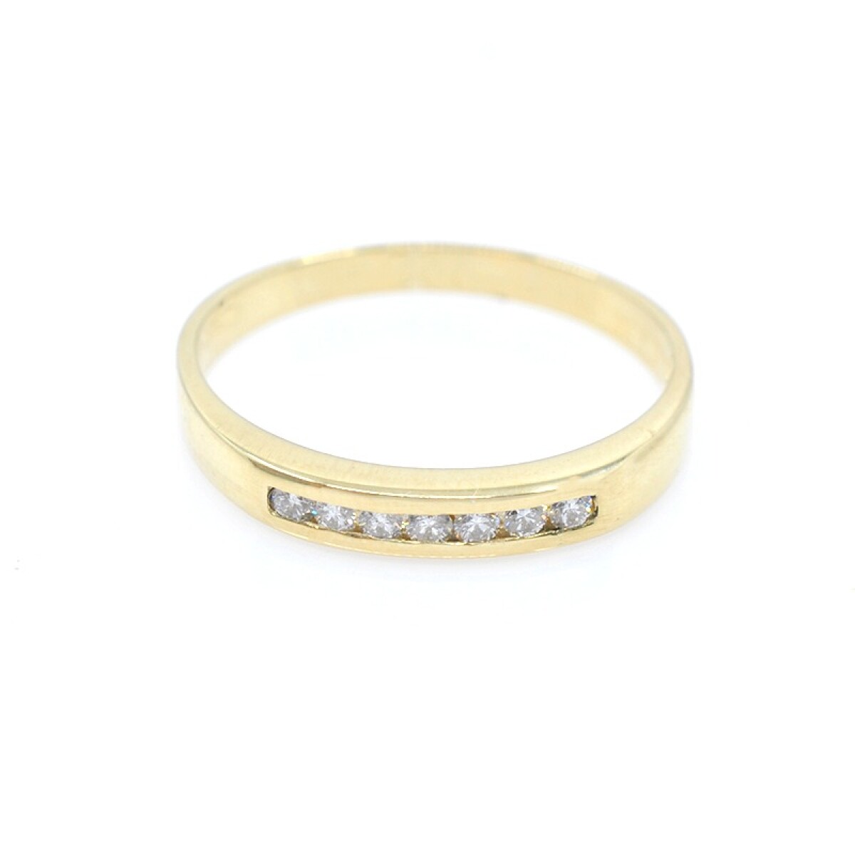 Anillo oro 18k y brillantes 