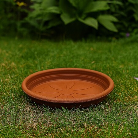 PLATO REDONDO PLASMONT TERRACOTA 31CM PLATO REDONDO PLASMONT TERRACOTA 31CM