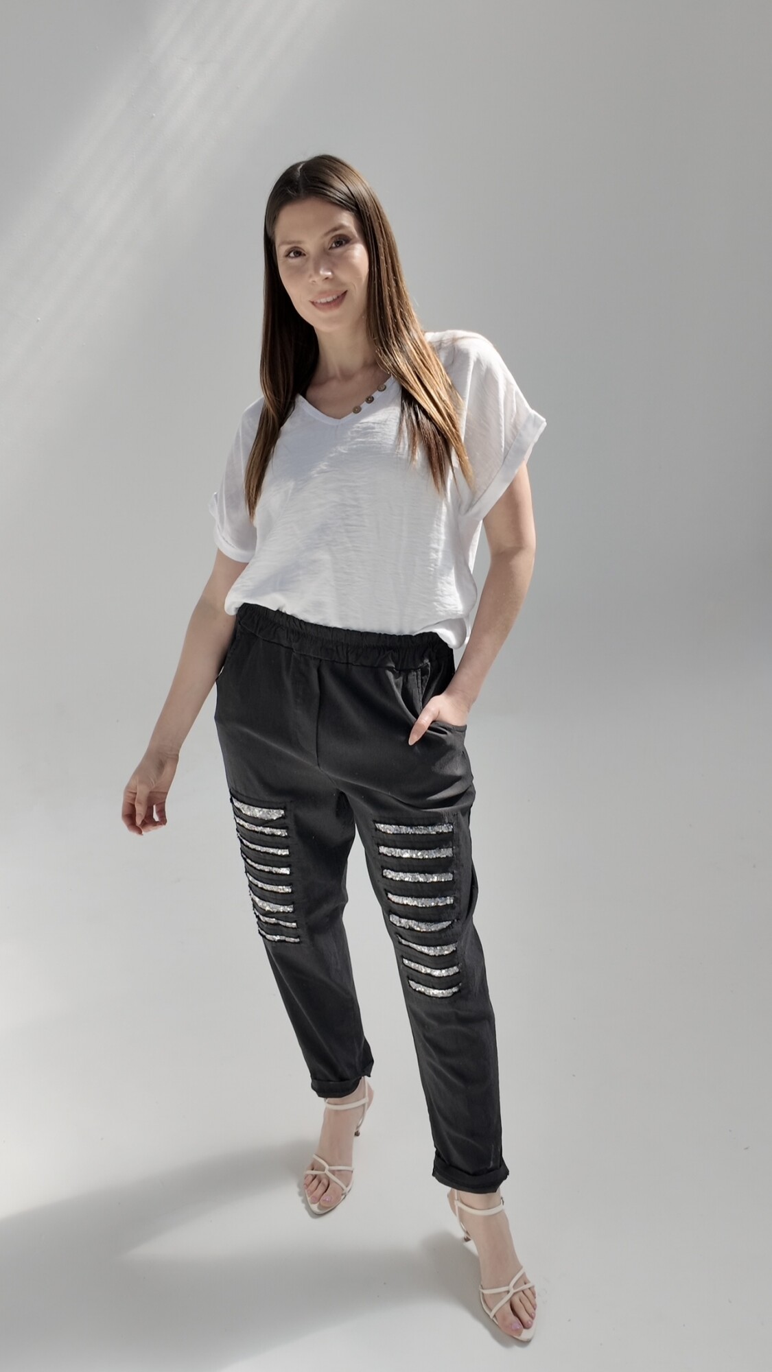 Pantalón Baggy Amelia Negro