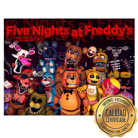 Lámina Five Nights at Freddy's Rect.