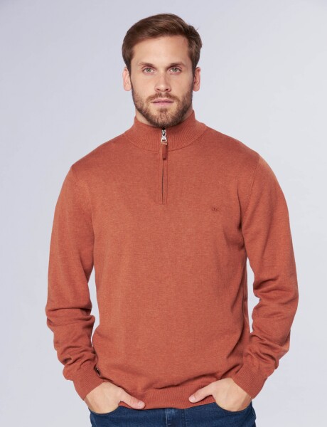 BUZO TEJIDO Ladrillo