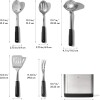 Set 5 Utensilios c/soporte Cocina Acero inoxidable Oxo Set 5 Utensilios c/soporte Cocina Acero inoxidable Oxo