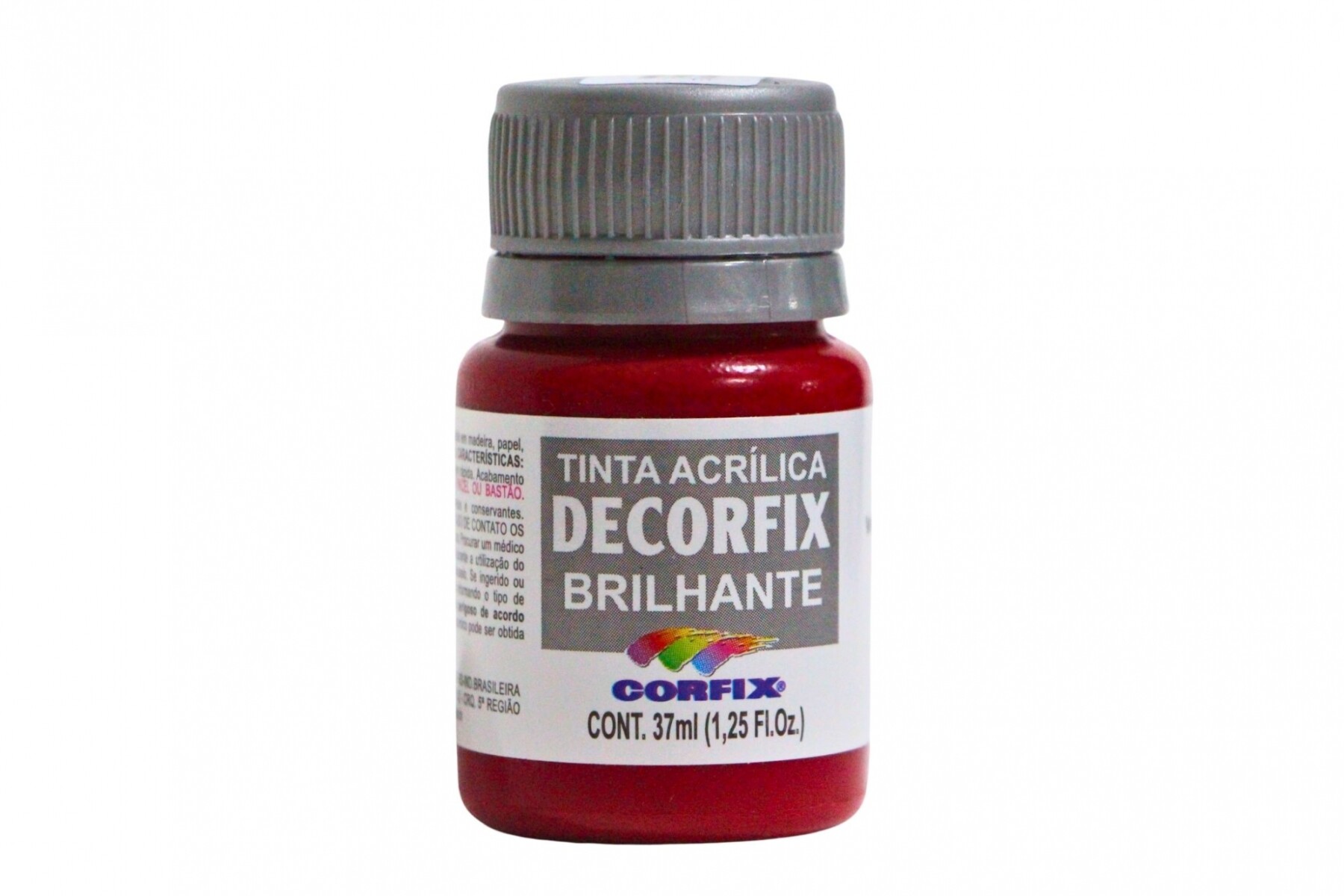 PINTURA ACRILICA CORFIX 37 ML COLOR ROJO CARMIN 312 