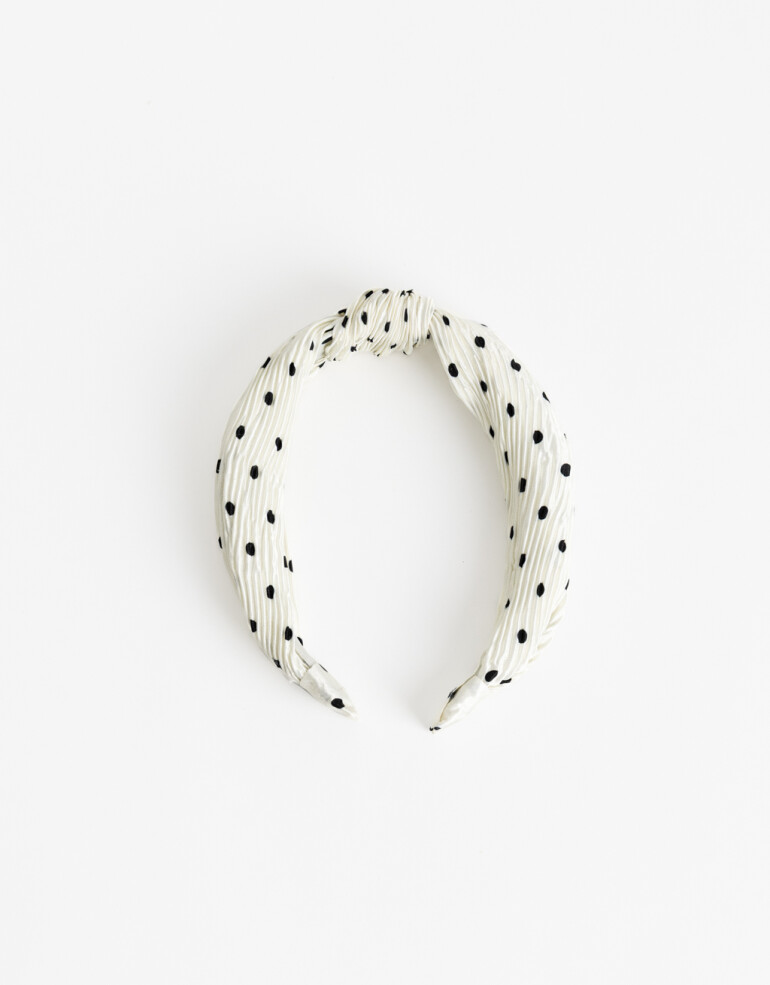 Vinchas Rígidas Estampados Vincha Con Lunares - Estampado Lunares