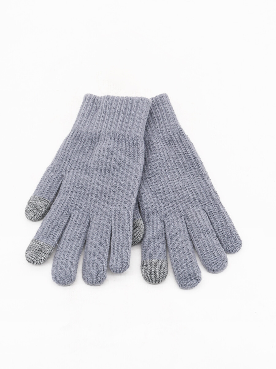 GUANTES DAMA - GRIS (V) 