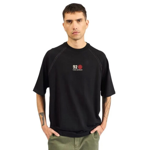 Remera Billabong Crest Ranglan - Negro Remera Billabong Crest Ranglan - Negro