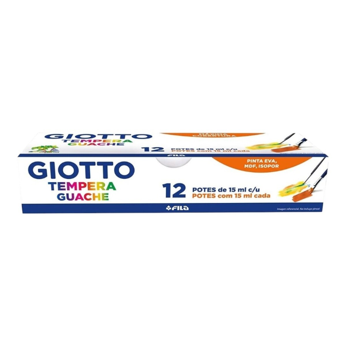 Témperas Giotto Guache 12 Colores x 20 ml 