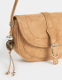 Bandoleras Bandolera Suede Camel - Marron Camel