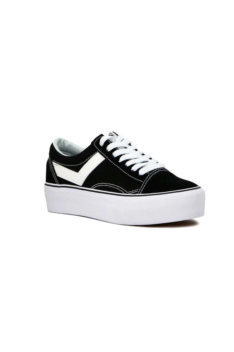 CALZADO DEPORTIVO PONY CF1189 PLATAFORMA Negro