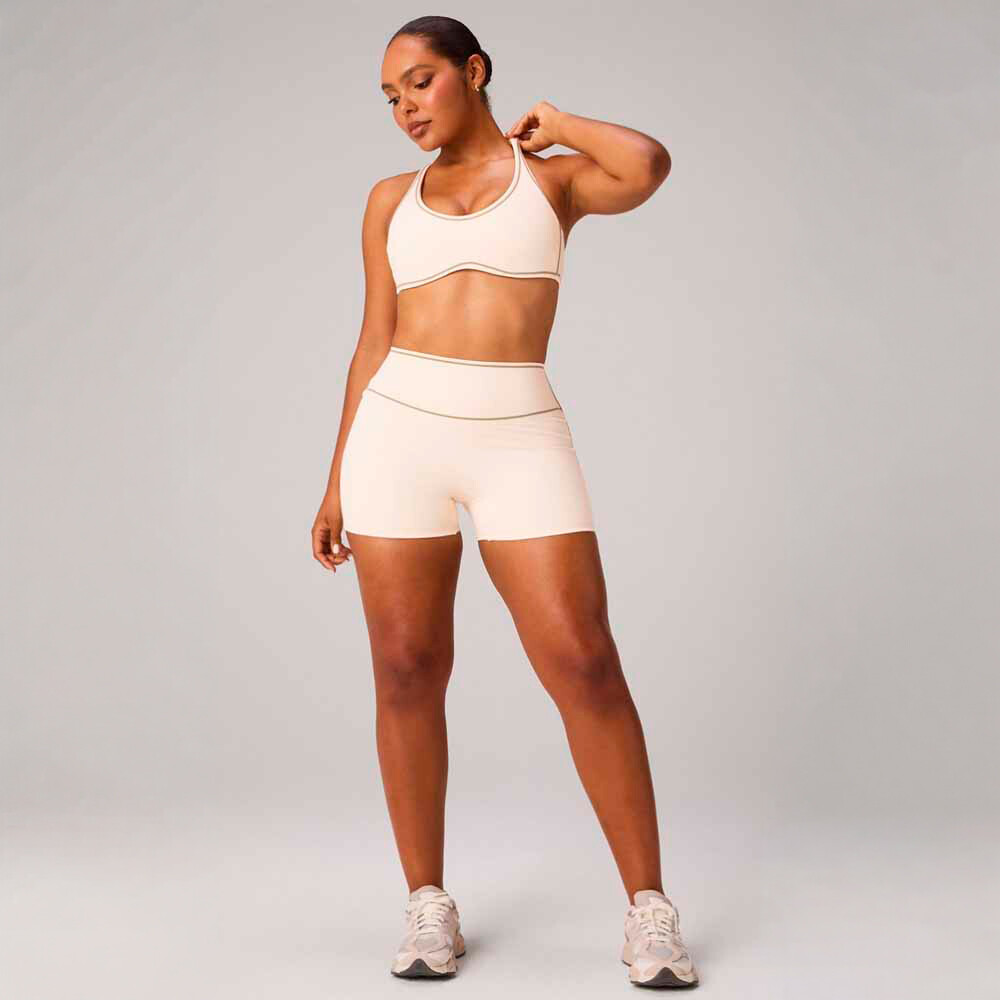 Short The No-Seam Pureluxe Tlc Short 4 Mujer Almond Milk/tonal
