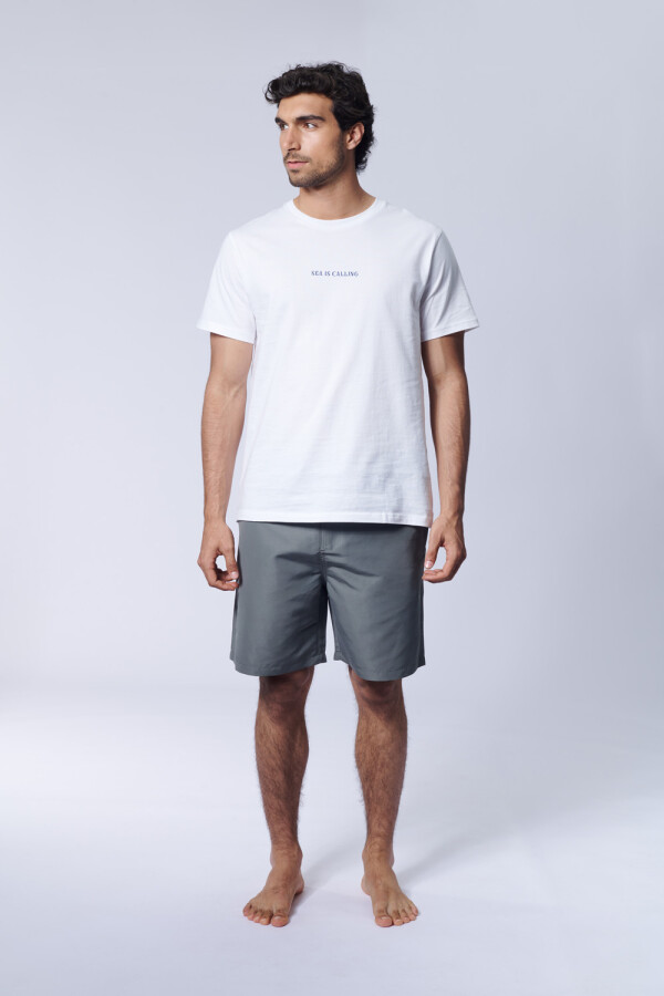 Short de Baño Ajustable Gris
