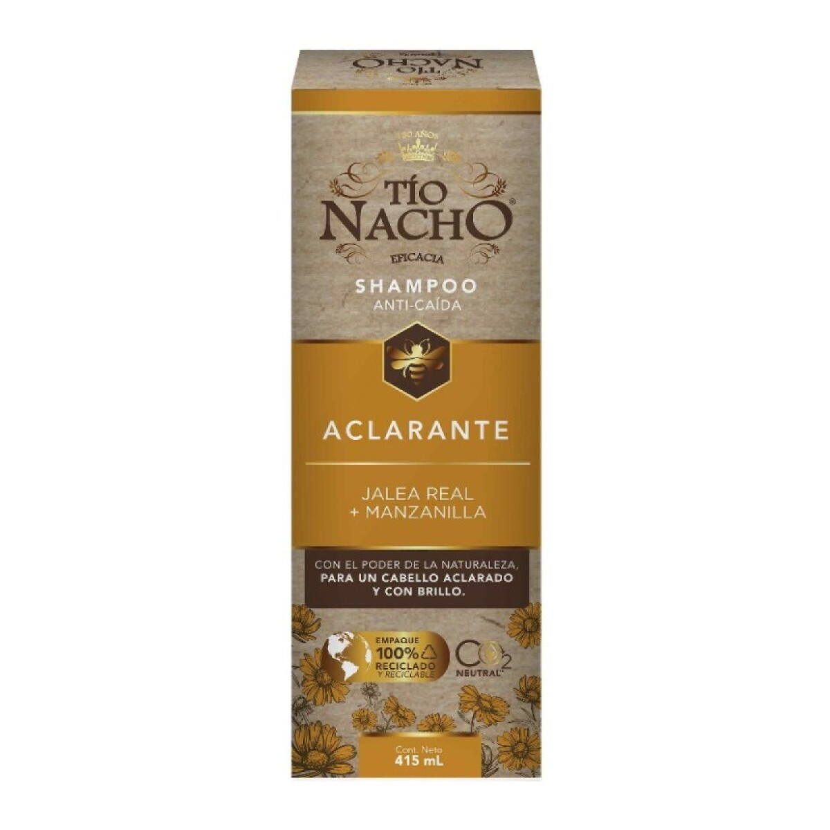 Shampoo Aclarante Tio Nacho 415 ml 