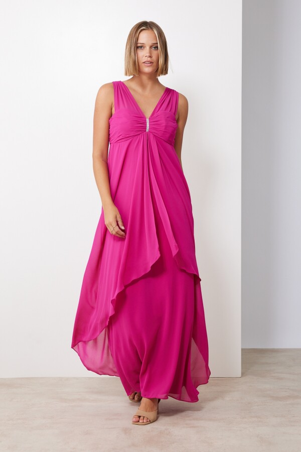 Vestido Maxi Colors FUCSIA