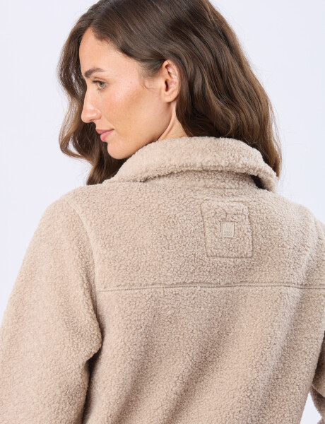 CAMPERA DE SHERPA Beige