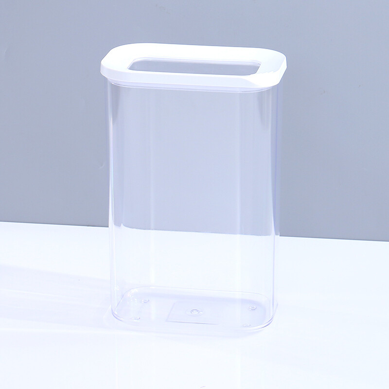 Contenedor De Alimentos Rectangular Transparente - 2000ml Unica