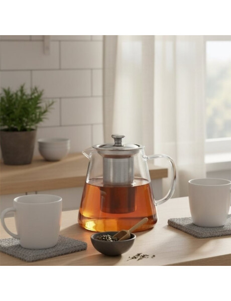 TETERA C/FILTRO AC.INOX 950ML BOROSILICATO TETERA C/FILTRO AC.INOX 950ML BOROSILICATO