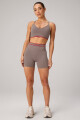 Short Seamless Scrunch Short 4 Mujer Desert Shadows/Heated Red Fabl