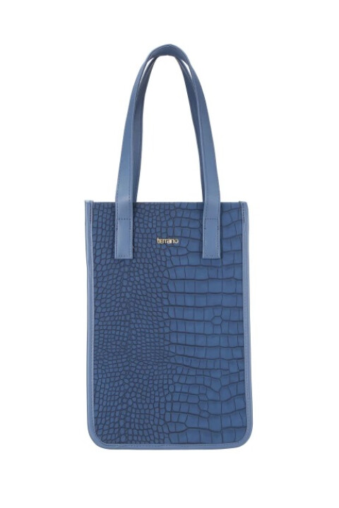 MATERAS BOLSITO TERRANO CROCO AZUL