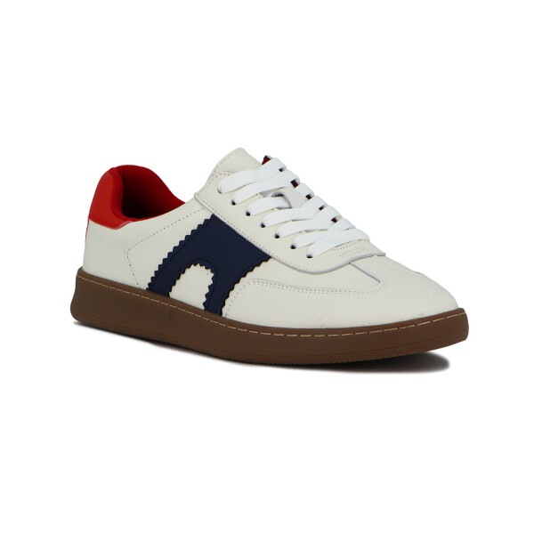 Country Calzado Casual Hombre Acordonado - Blanco/marino Blanco-marino