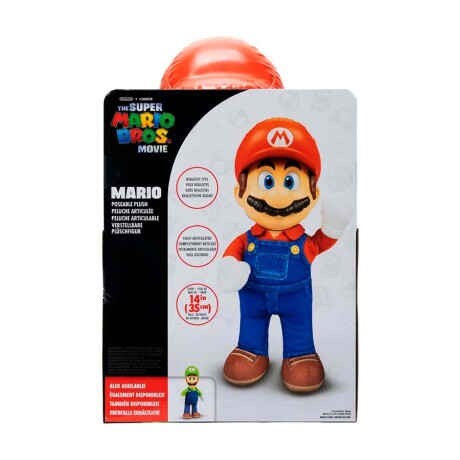Peluche Articulable de Mario (35cm) • The Super Mario Bros Movie Peluche Articulable de Mario (35cm) • The Super Mario Bros Movie