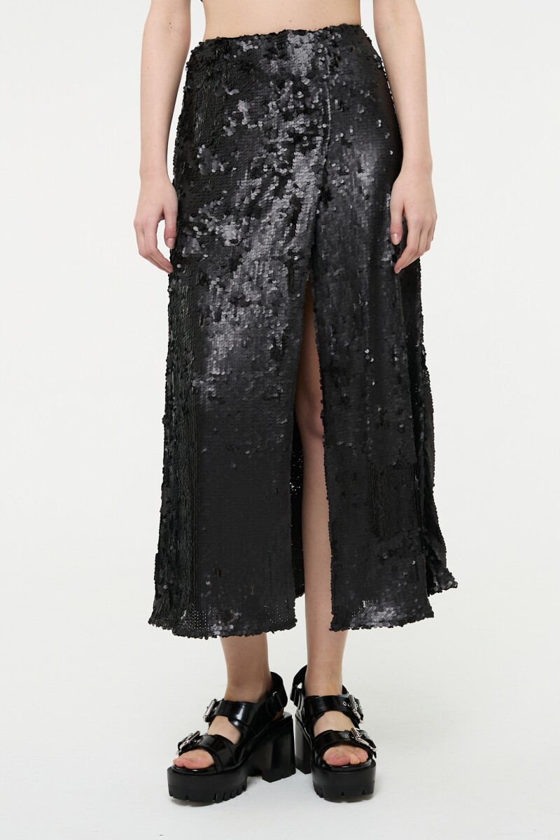 FALDA MAXI Negro