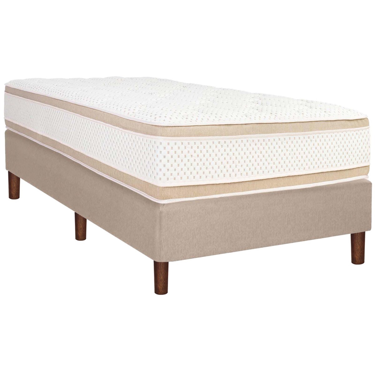 SOMMIER - DE ESPUMA IVORY A 1.5 PLAZAS 