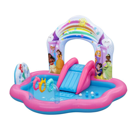 Piscina interactiva inflable con tobogan Princesas Bestway Piscina interactiva inflable con tobogan Princesas Bestway