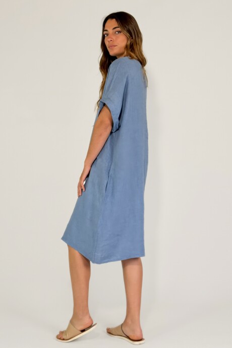 VESTIDO PIAVE Celeste
