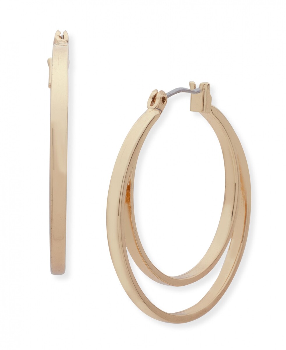 Pe 2 Row Hoop - Gld - Gold 