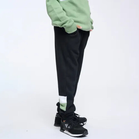 Pantalón Umbro Sunset Niño Negro Verde Blanco S/C