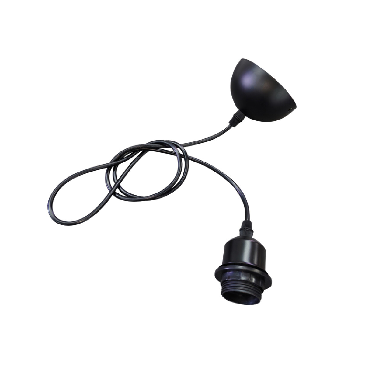 Lámpara colgante tipo portalámpara negro Ø10X150cm - IX9580 