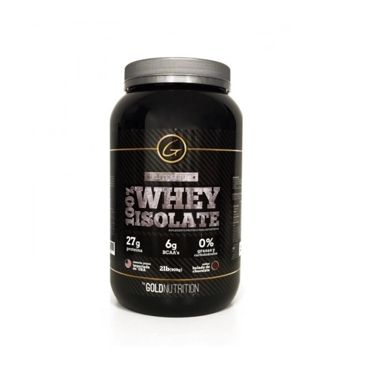 Gold Whey 100% Isolate Helado De Chocola 800 GR 