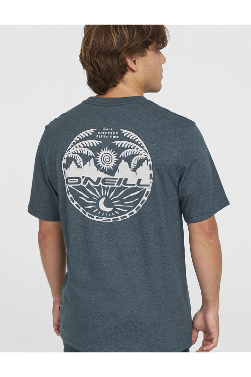 Remera O'Neill Circle Back Print Steel Azul Remera O'Neill Circle Back Print Steel Azul
